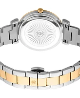 Roberto Cavalli Women's Quartz Two-tone Stainless Steel Watch 34mm