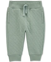 Carter's Baby Boys Quilted Little Pullover Cardigan, Bodysuit & Pants, 3 Piece Set