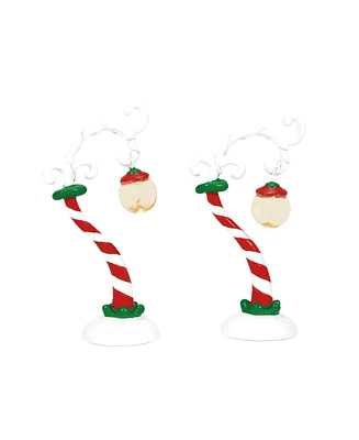 Department 56 Villages Grinch Streetlights, set of 2