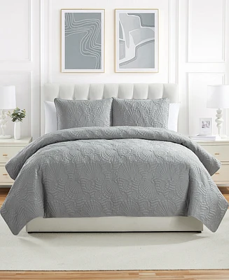 Vcny Home Ocean 3-Piece Quilt Set, King