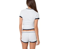 Edikted Women's Academia Polo Top