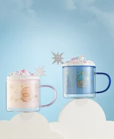 JoyJolt Hello Kitty and Friends LittleTwinStars Double Wall Coffee Mugs, Set of 2