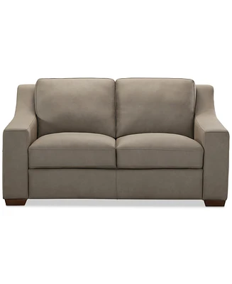 Kovner Leather Loveseat, Created for Macy's