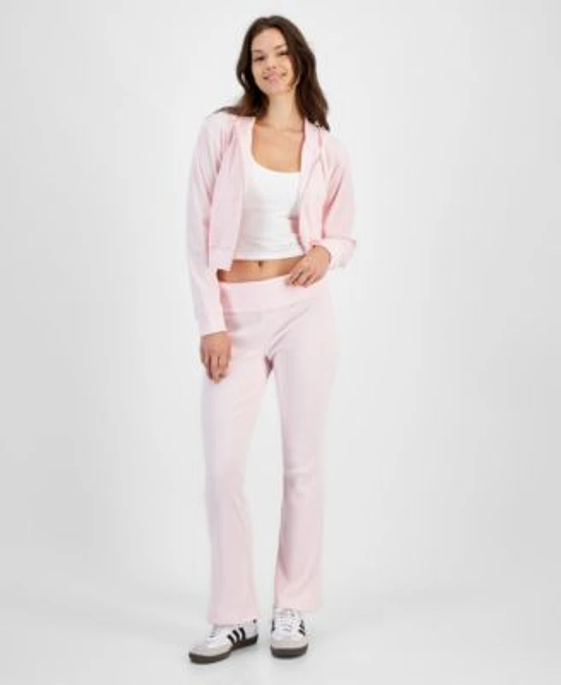 Hippie Rose Juniors Zip Up Hoodie Lounge Pants