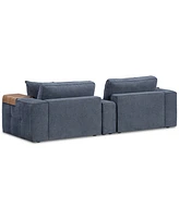 Nycolle 3-Pc. Modular Fabric Sofa with Console, Created for Macy's