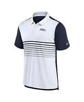 Nike Men's College Navy/White Seattle Seahawks Fashion Performance Polo