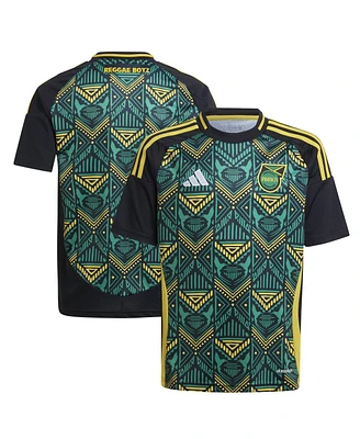 Adidas Big Boys and Girls Black Jamaica National Team 2024 Away Replica Jersey