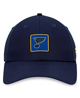 Fanatics Men's Navy St. Louis Blues Authentic Pro Rink Adjustable Hat