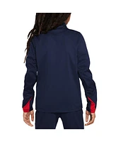 Nike Big Boys and Girls Blue Usmnt 2024 Strike Drill Performance Quarter-Zip Pullover Top