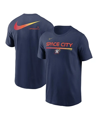 Nike Men's Navy Houston Astros 2-Hit Speed City Connect T-Shirt