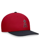 Nike Men's Red/Navy Los Angeles Angels Evergreen Two-Tone Snapback Hat