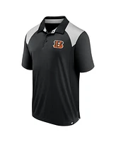 Fanatics Men's Black Cincinnati Bengals Primary Polo Shirt