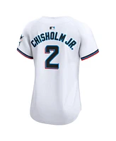 Nike Women's Jazz Chisholm Jr. White Miami Marlins Home Limited Player Jersey