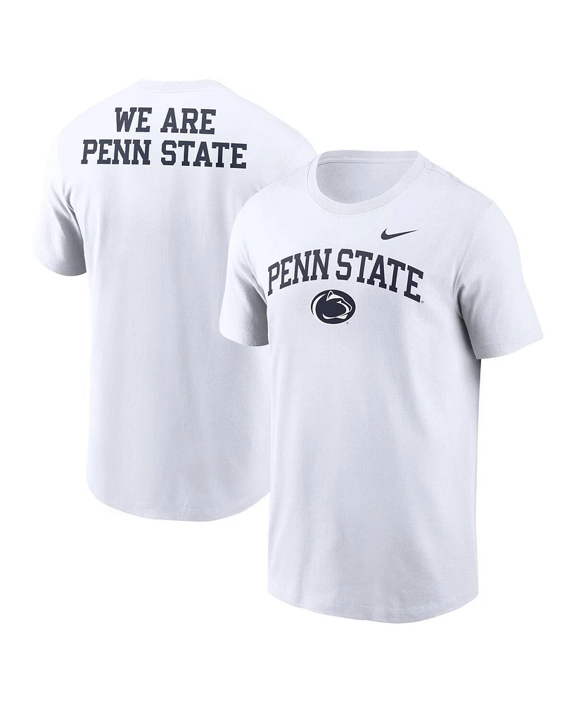 Nike Men's White Penn State Nittany Lions Blitz 2-Hit T-Shirt