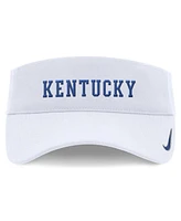 Nike Men's and Women's White Kentucky Wildcats 2024 Sideline Fit Ace Visor