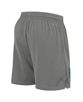 Nike Men's Gray Detroit Lions 2024 Sideline Performance Mesh Shorts