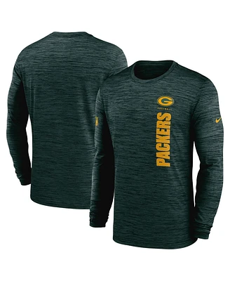 Nike Men's Green Bay Packers 2024 Sideline Velocity Performance Long Sleeve T-Shirt