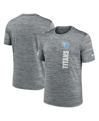 Nike Men's Gray Tennessee Titans 2024 Sideline Velocity Performance T-Shirt