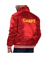 Levi's x Starter Men's Red Kansas City Chiefs Silver Tab Trucker Full-Snap Jacket