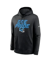 Nike Men's Black Detroit Lions Club Logo Pullover Hoodie