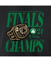 Fanatics Men's Black Boston Celtics 2024 Nba Finals Champions Ball Screen Ring T-Shirt