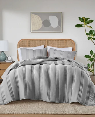 Urban Habitat Dune Gauze 3-Pc. Quilt Set, King/California King