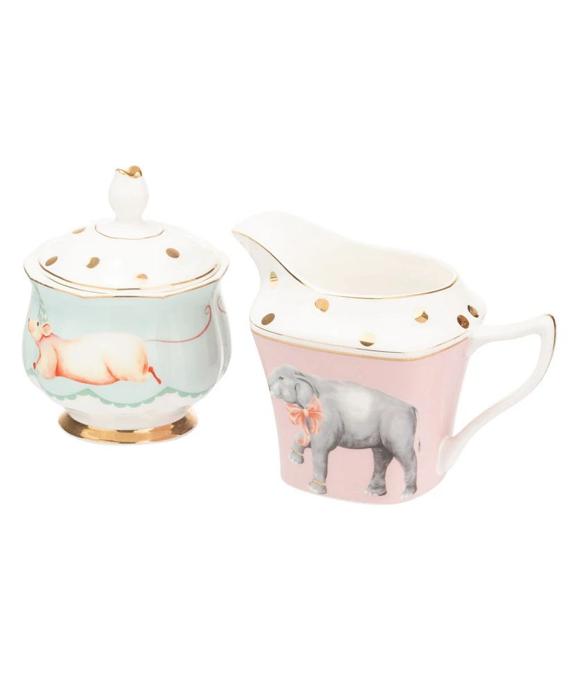 Yvonne Ellen Elephant Milk Jug and Mouse Sugar Pot Set