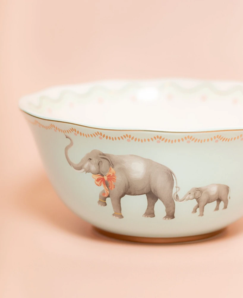 Yvonne Ellen Elephant Large Serving Bowl