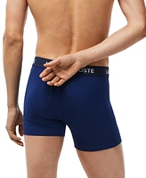 Lacoste Men's 5pk. Regular-Fit Stretch Logo Band Boxer Briefs