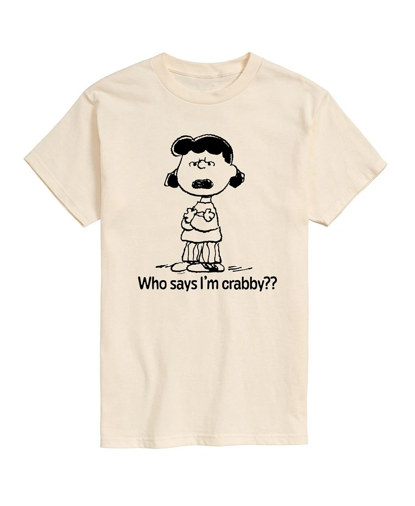 Hybrid Apparel Peanuts Crabby Mens Short Sleeve Tee