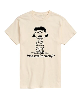 Hybrid Apparel Peanuts Crabby Mens Short Sleeve Tee