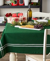 Design Imports Border Stripe Tablecloth