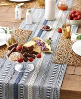 Design Imports Braided Stripe Table Runner