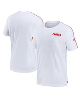 Nike Men's White Kansas City Chiefs 2024 Sideline Coach Uv Performance T-Shirt