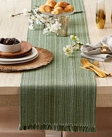 Design Imports Variegated Fringe Table Runner