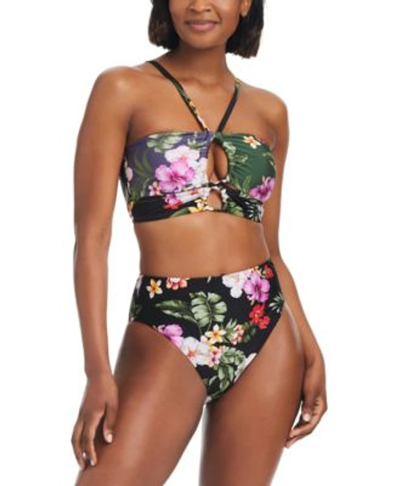 Bar Iii Womens Bandeau Halter Bikini Top Bottoms Created For Macys