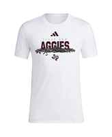 Adidas Men's White Texas A M Aggies Baseball Sunflower Seeds T-Shirt