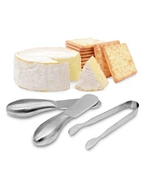 Oggi 3pc 5" Stainless Steel Charcuterie Utensil Set