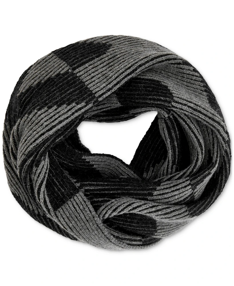 Dkny Women's Ribbed Intarsia Loop Scarf