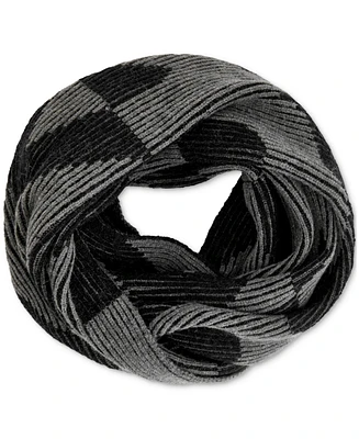 Dkny Women's Ribbed Intarsia Loop Scarf