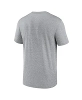 Nike Men's Heather Charcoal Texas Rangers Authentic Collection Early Work Tri-Blend Performance T-Shirt