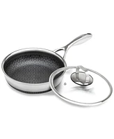 Livwell DiamondClad 10" Hybrid Nonstick Stainless Steel Frypan with Lid