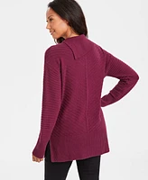 Style & Co Women's Envelope-Neck Tunic Sweater, Created for Macy's