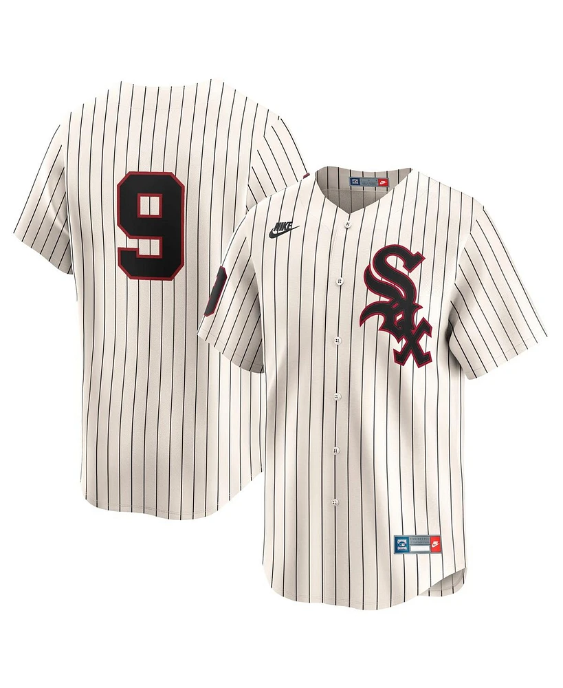 Nike Men's Minnie Minoso Cream Chicago White Sox Throwback Cooperstown Limited Jersey