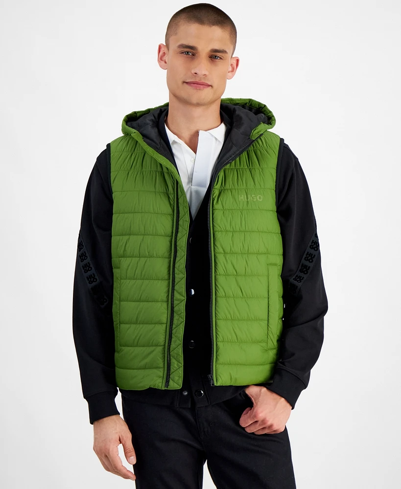 Hugo by Hugo Boss Men's Barvi2435 Slim-Fit Quilted Full-Zip Liner Jacket