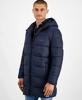 Hugo Boss Men's Slim-Fit Lightweight Hooded Water-Repellent Big Artic Down Parka