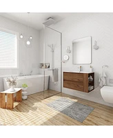 30" Wall Mounting Bathroom Vanity With Gel Sink