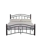 Streamdale Furniture Full Size Metal Bed Frame With Headboard And Footboard