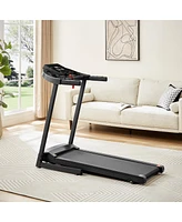 Streamdale Furniture Hydraulic folding treadmill with incline, preset programs, and bluetooth