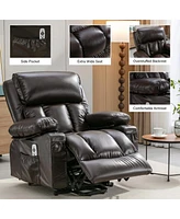 Streamdale Furniture Electric Recliner Chair with Heat & Massage